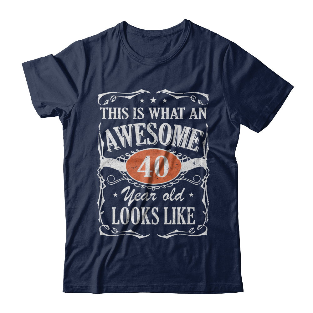 Vintage This Is What An Awesome 40 Year Old 1982 Birthday T-Shirt & Hoodie | Teecentury.com