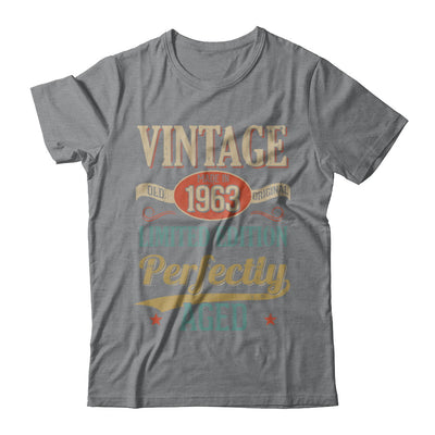 Vintage Premium Made In 1963 59th Birthday Gift T-Shirt & Hoodie | Teecentury.com