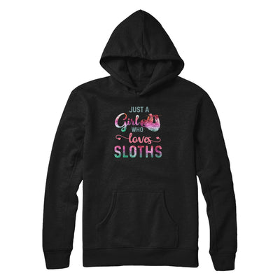Just A Girl Who Loves Sloths Sloth Lover T-Shirt & Tank Top | Teecentury.com