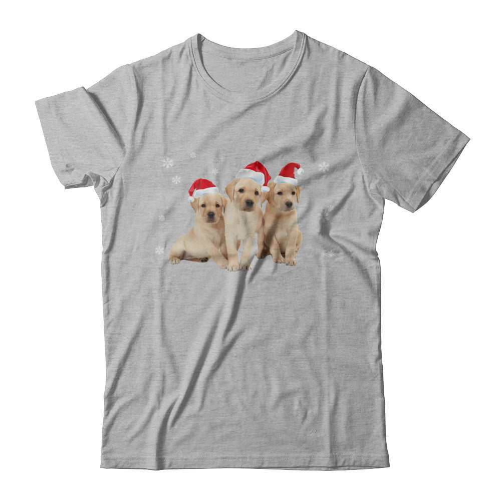 Funny Yellow Labrador Puppies Christmas Dog Gift T-Shirt & Hoodie | Teecentury.com