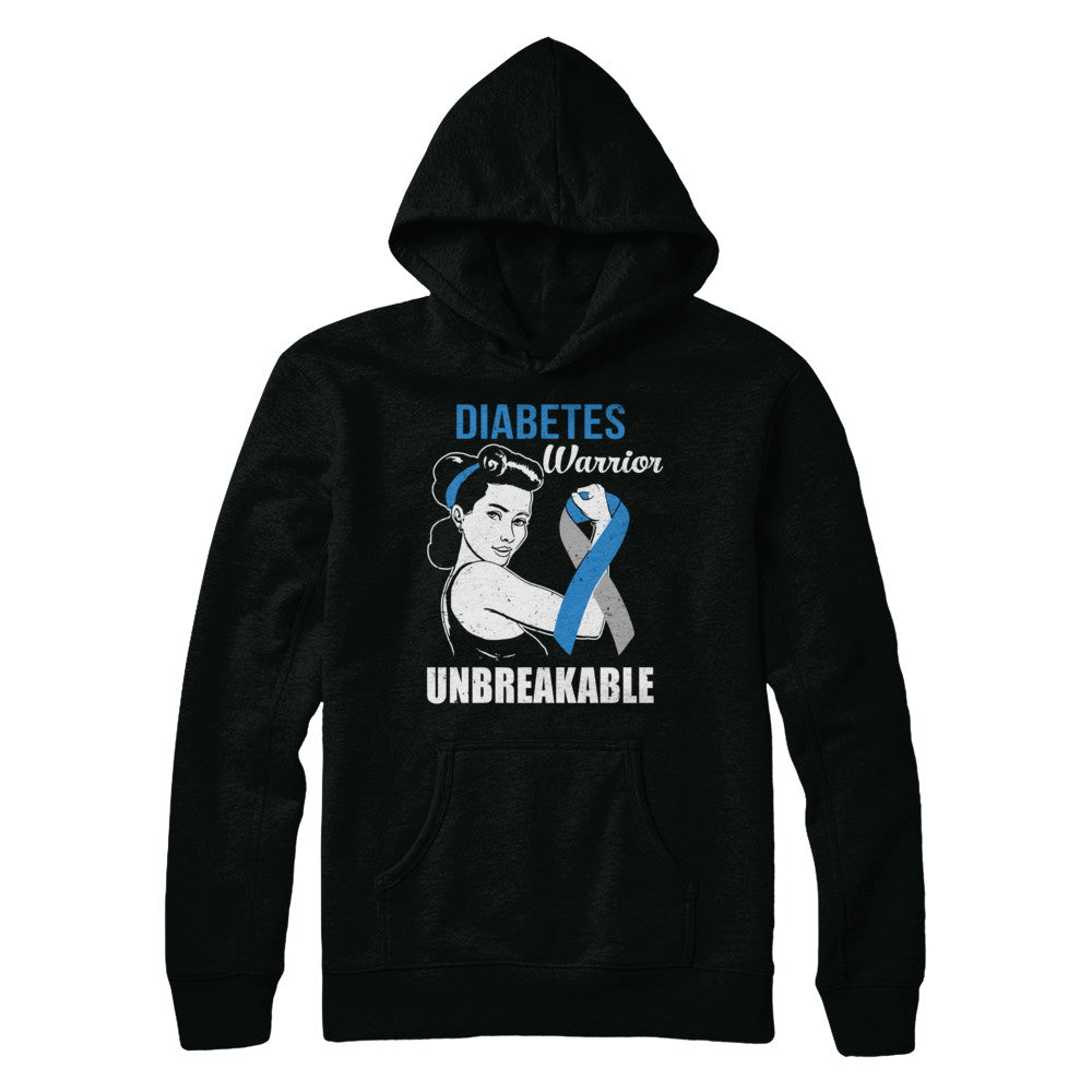 Diabetes Warrior Unbreakable Diabetes Awareness T-Shirt & Hoodie | Teecentury.com