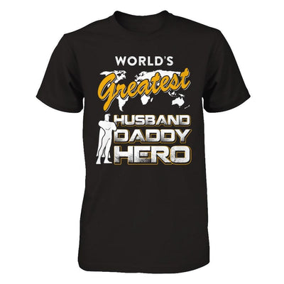 World's Greatest Husband Daddy Hero T-Shirt & Hoodie | Teecentury.com