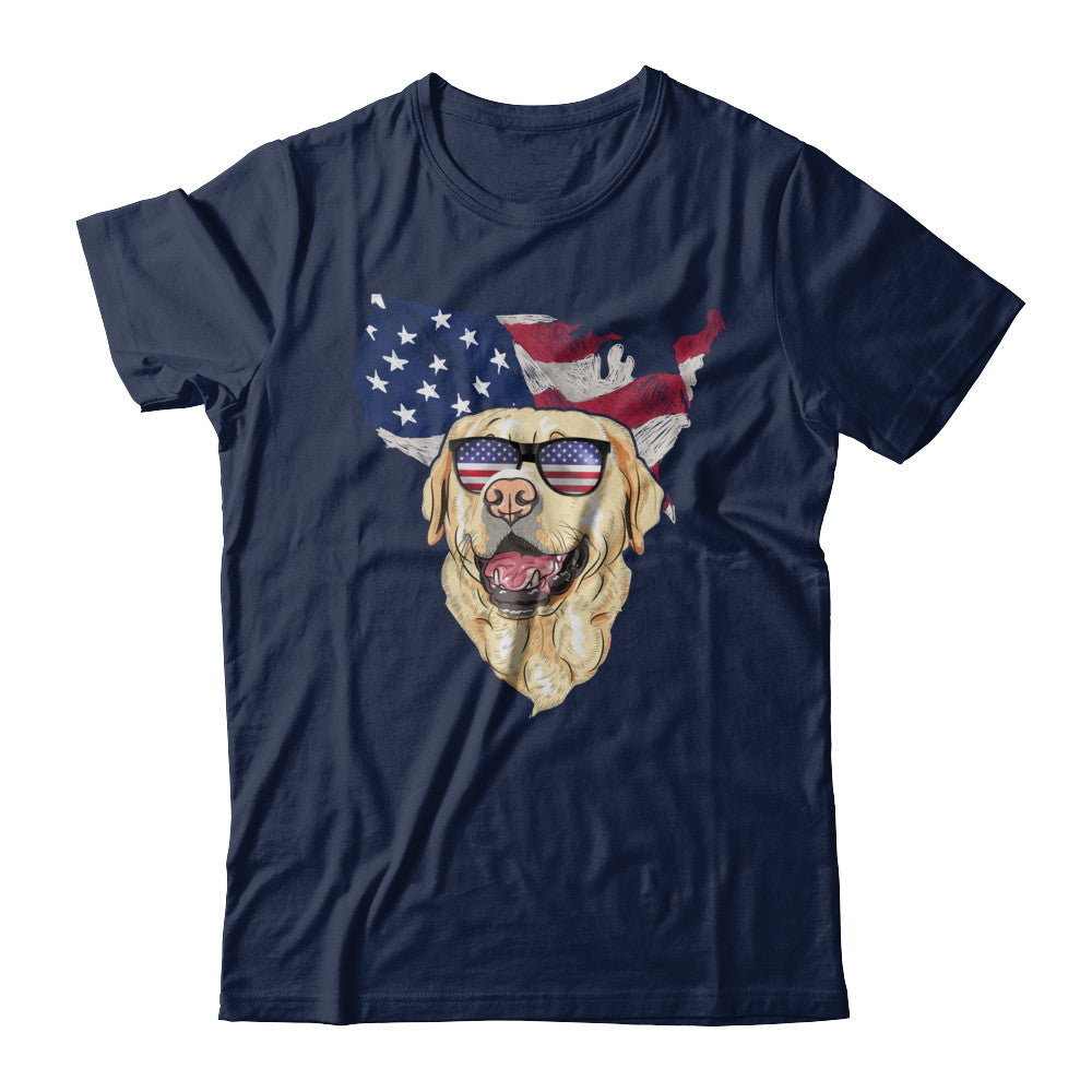 Funny Patriot Labrador Dog 4Th Of July American Flag T-Shirt & Hoodie | Teecentury.com