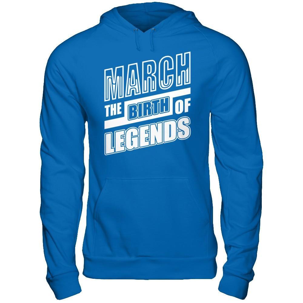 March The Birth Of Legends T-Shirt & Hoodie | Teecentury.com