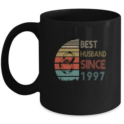 25th Wedding Anniversary Gifts Best Husband Since 1997 Mug Coffee Mug | Teecentury.com