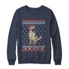 German Shepherd Christmas Ugly Sweater Lights Dog Xmas Gift T-Shirt & Sweatshirt | Teecentury.com