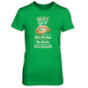 May Girl Knows More Than She Says Birthday Gift T-Shirt & Tank Top | Teecentury.com