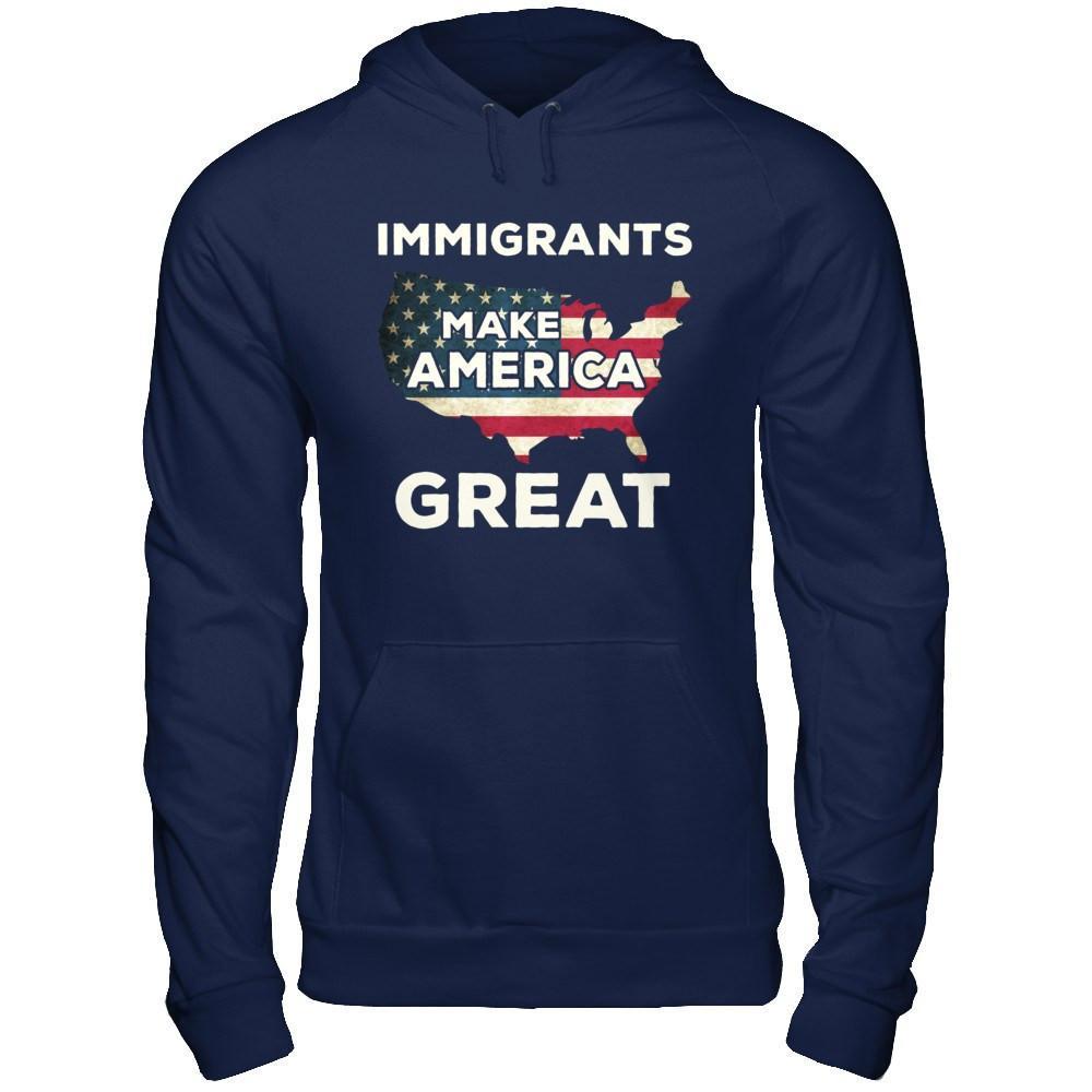 Immigrants Make American Great T-Shirt & Hoodie | Teecentury.com
