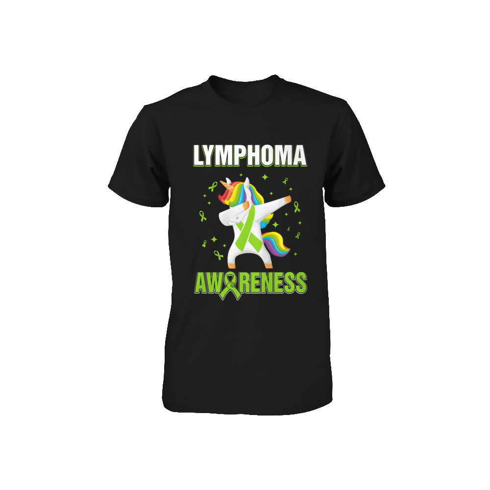 Inspirational Lymphoma Awareness Unicorn Support Youth Youth Shirt | Teecentury.com