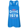 Queens Are Born In 1978 Birthday Gift T-Shirt & Tank Top | Teecentury.com