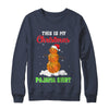 This Is My Christmas Pajama Xmas Snowman Basketball T-Shirt & Sweatshirt | Teecentury.com