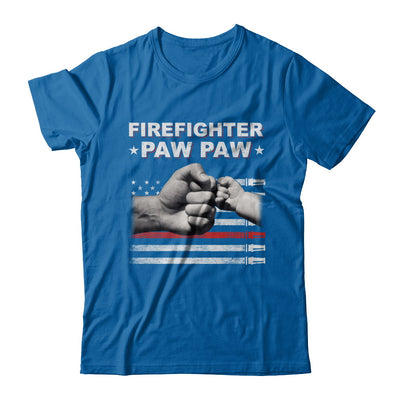 Firefighter Fireman Paw Paw American Flag Fathers Day T-Shirt & Hoodie | Teecentury.com