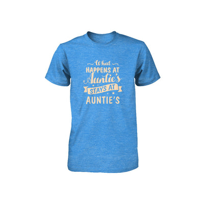 What Happens At Auntie's Stays At Auntie's Youth Youth Shirt | Teecentury.com