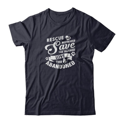 Rescue Save Love Animal Dog Lover Cat Lover Veterinarian T-Shirt & Tank Top | Teecentury.com