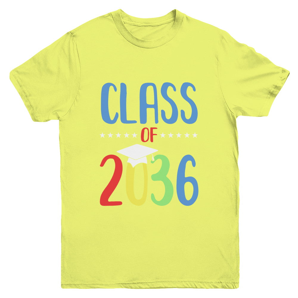 Grow With Me First Day Of School Class Of 2036 Youth Youth Shirt | Teecentury.com