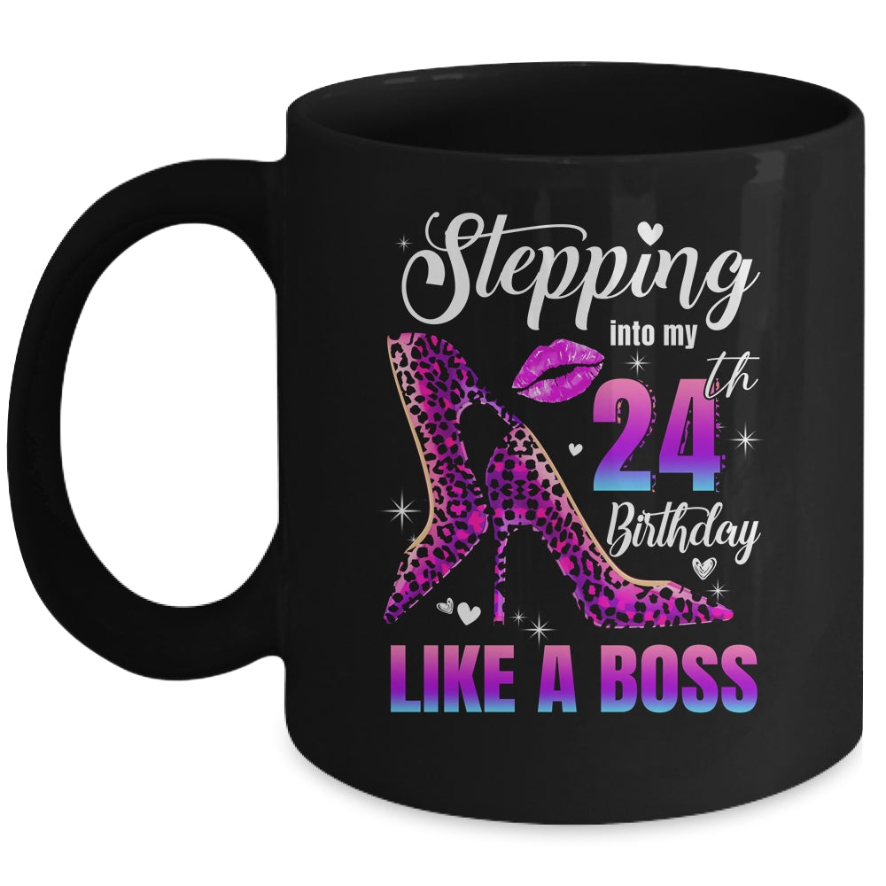 24 And Fabulous High Heels Stepping Into My 24th Birthday Mug | teecentury