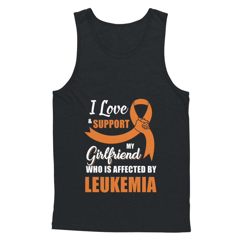 Leukemia Awareness Support Orange Girlfriend Boyfriend T-Shirt & Hoodie | Teecentury.com