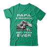 Papa And Grandson Best Team Ever Fathers Day T-Shirt & Hoodie | Teecentury.com