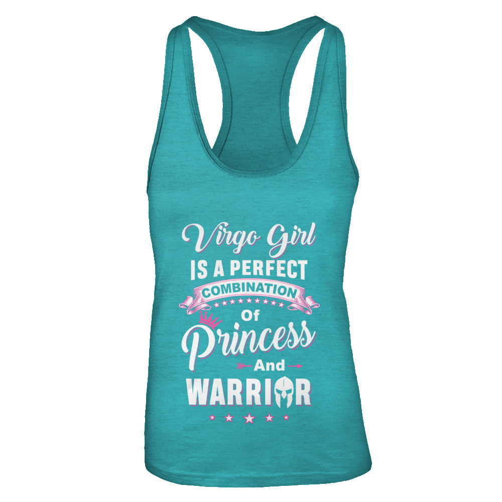 Virgo Girl Princess Warrior August September Birthday T-Shirt & Tank Top | Teecentury.com