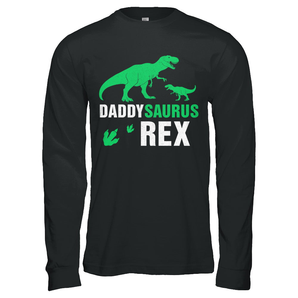 Funny Fathers Day Gift Daddysaurus Dinosaur Rex T-Shirt & Hoodie | Teecentury.com