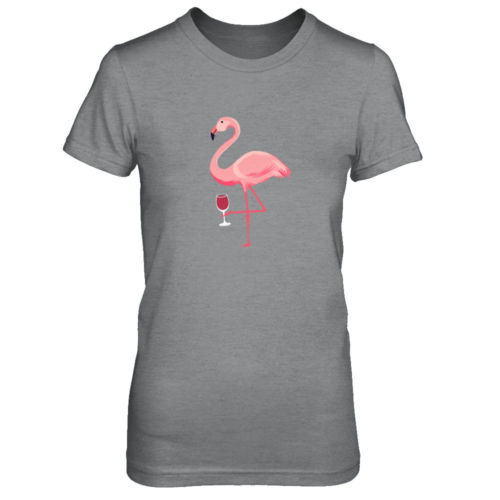 Wine Lover's Pink Flamingo Fun Party T-Shirt Wine Lover's Pink Flamingo Fun Party T-Shirt