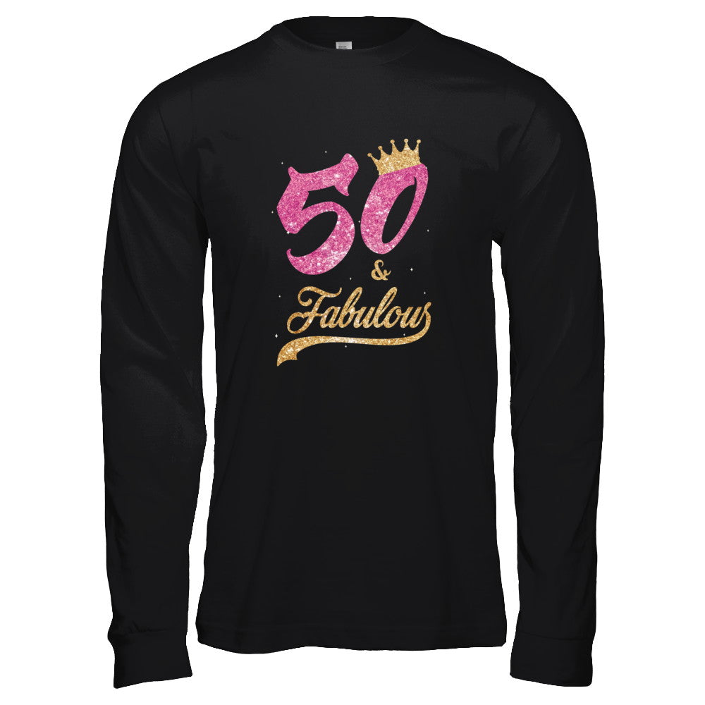 50 And Fabulous 1972 50th Birthday Gift T-Shirt & Tank Top | Teecentury.com
