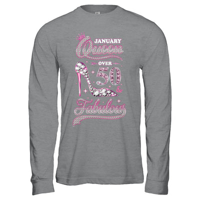 January Queen 50 And Fabulous 1972 50th Years Old Birthday T-Shirt & Hoodie | Teecentury.com