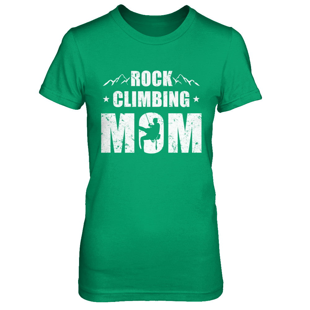 Rock Climbing Mom Distressed Mountain Climber Mothers Day T-Shirt & Hoodie | Teecentury.com