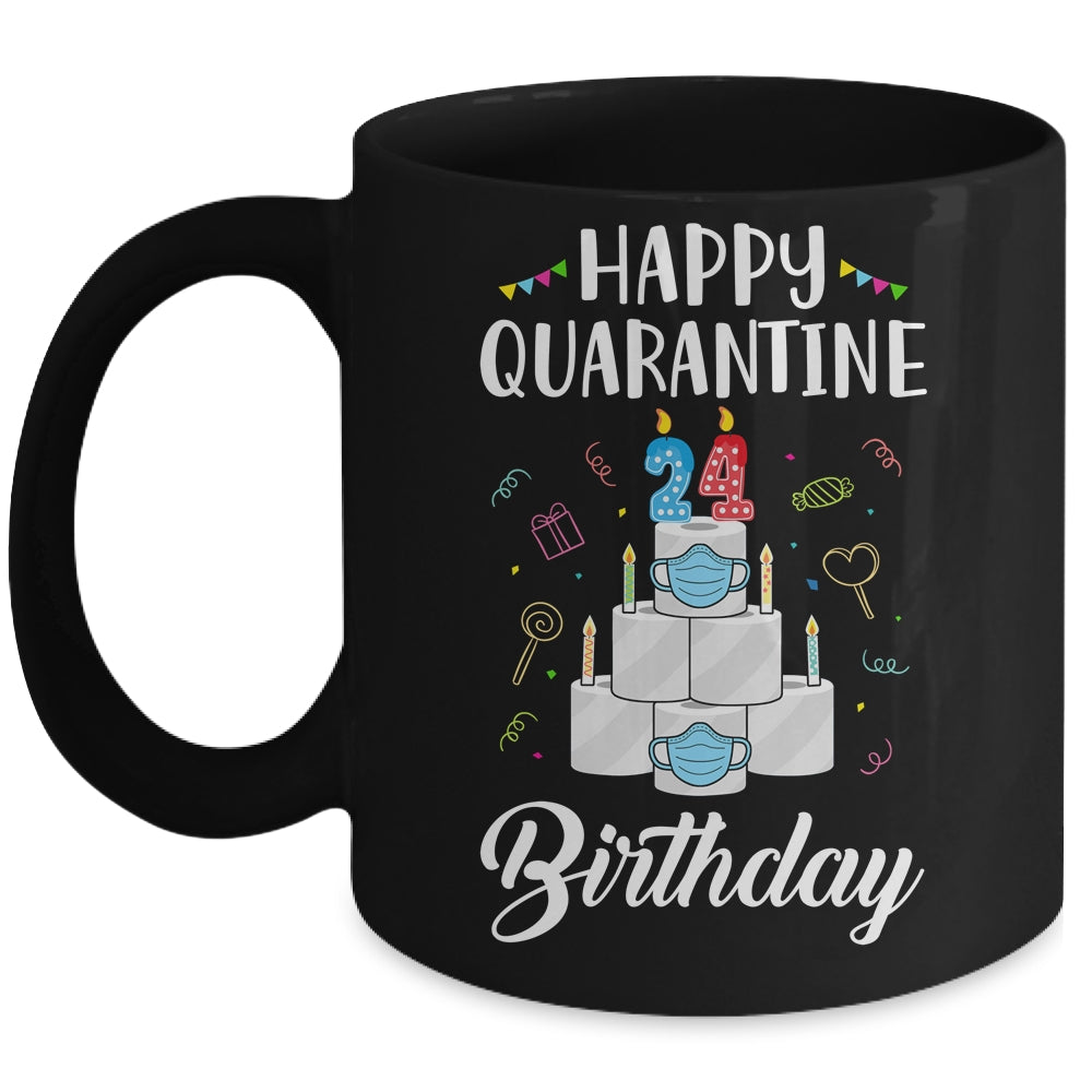 24th Birthday Gift Idea 1998 Happy Quarantine Birthday Mug Coffee Mug | Teecentury.com