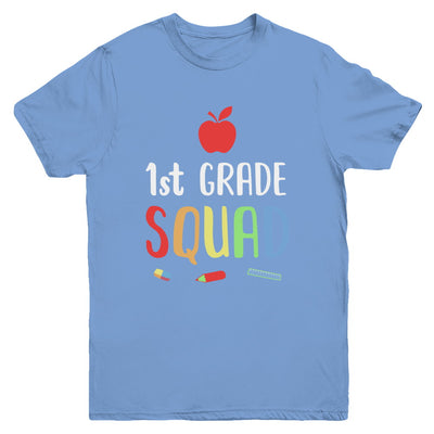 1st Grade Squad Back To School Teacher First Grade Youth Youth Shirt | Teecentury.com