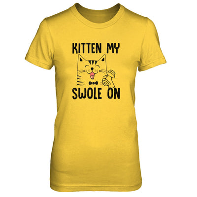 Kitten My Swole On Cat Fitness Gym T-Shirt & Tank Top | Teecentury.com