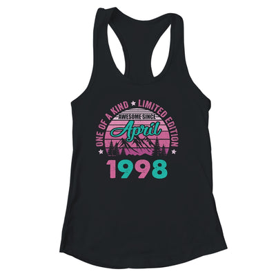 25 Years Old Awesome Since April 1998 25th Birthday Women Shirt & Tank Top | teecentury
