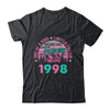 25 Years Old Awesome Since January 1998 25th Birthday Women Shirt & Tank Top | teecentury