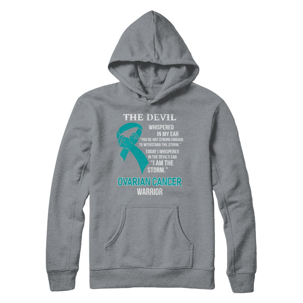 I Am The Storm Support Ovarian Cancer Warrior Gift T-Shirt & Hoodie | Teecentury.com