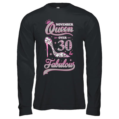 November Queen 30 And Fabulous 1992 30th Years Old Birthday T-Shirt & Hoodie | Teecentury.com