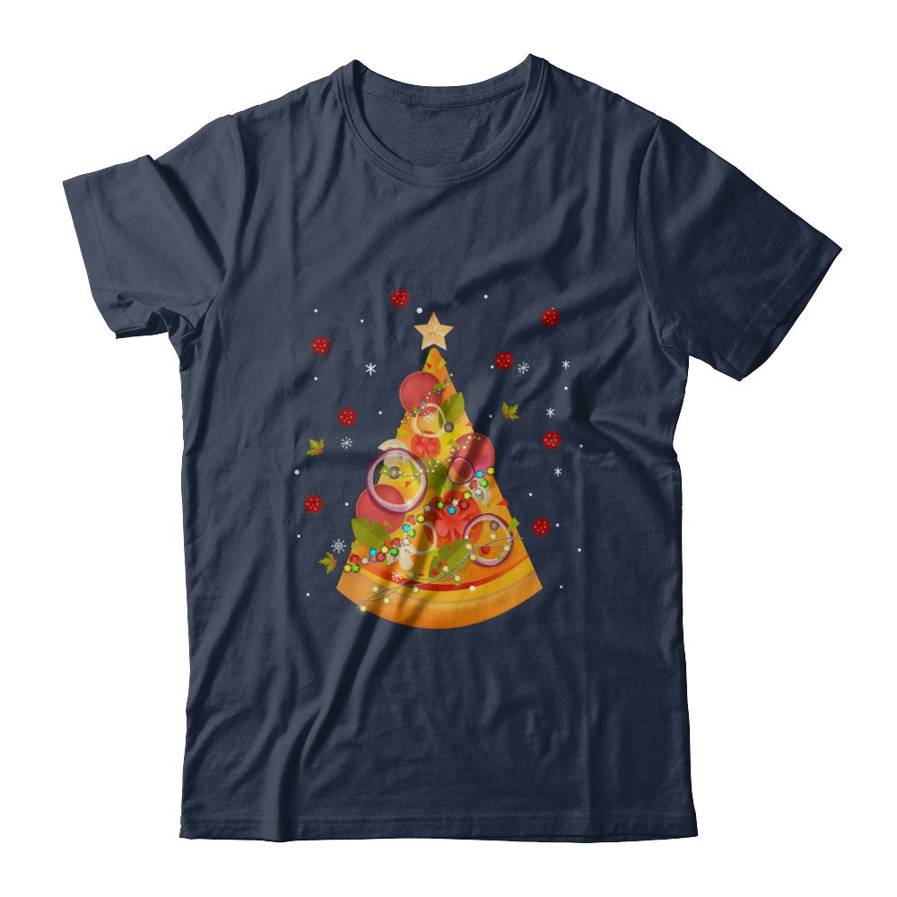 Funny Pizza Ugly Christmas Tree Gifts T-Shirt & Sweatshirt | Teecentury.com