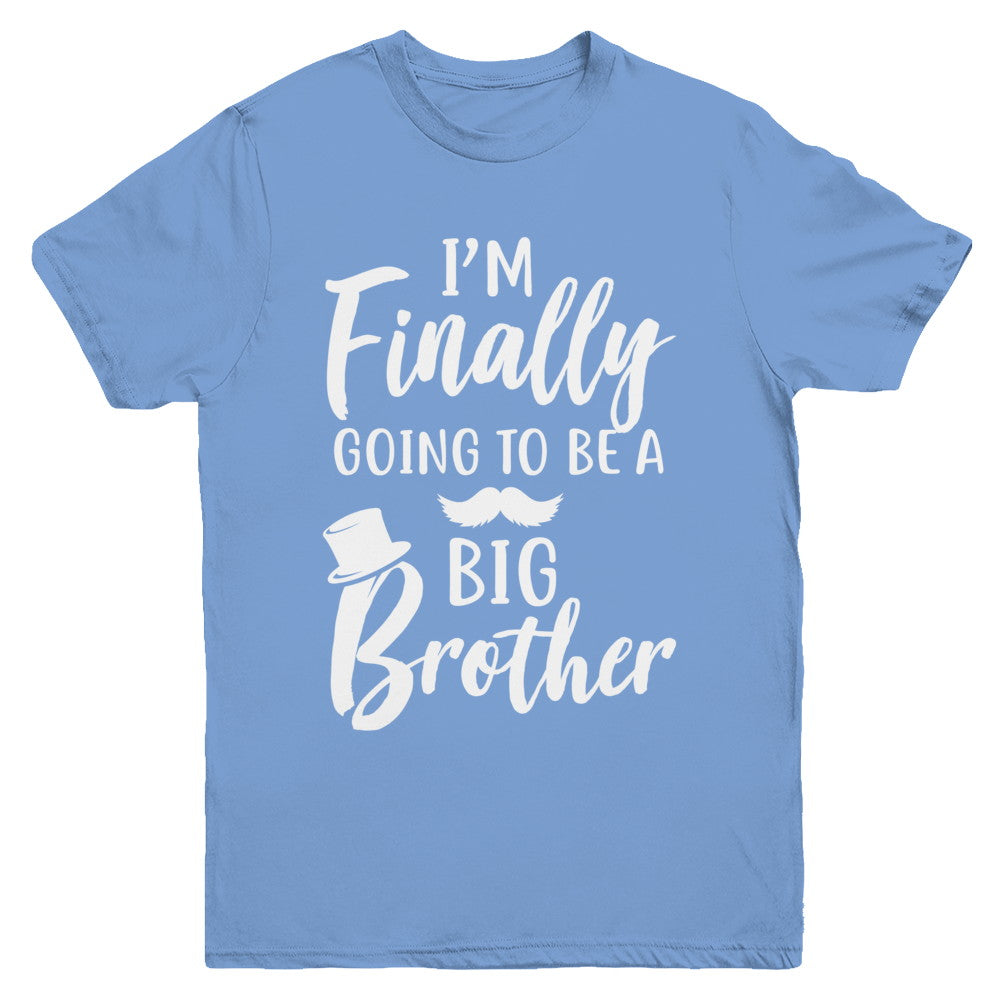 Cute I Am Finally Going To Be A Big Brother Youth Youth Shirt | Teecentury.com