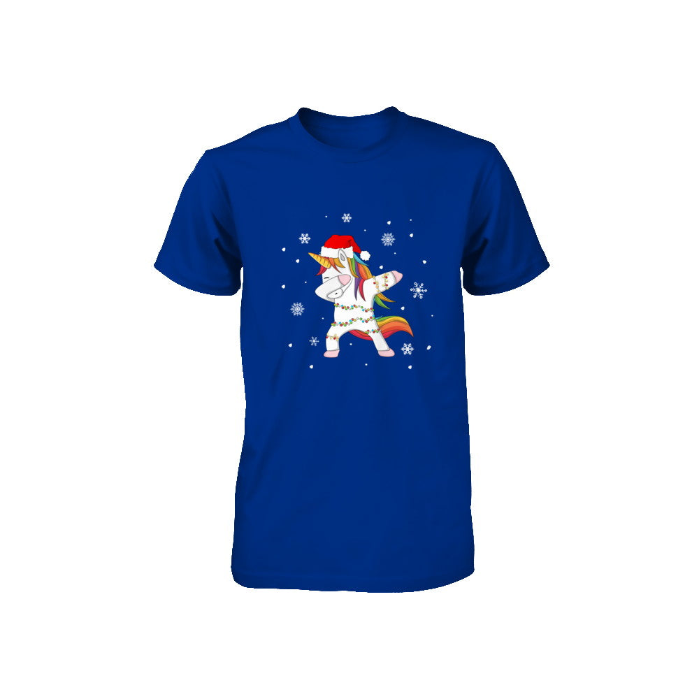 Dabbing Unicorn Ugly Christmas Sweater Girls Youth Youth Shirt | Teecentury.com