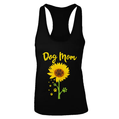 Funny Sunflower Dog Mom Paw Lover Mothers Day T-Shirt & Tank Top | Teecentury.com