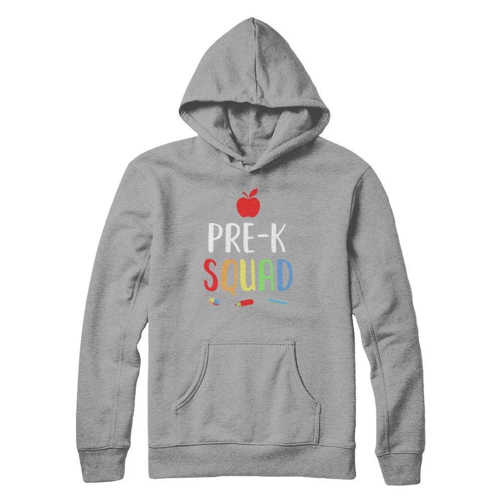 Pre-K Preschool Squad Back To School Teacher Gift T-Shirt & Hoodie | Teecentury.com