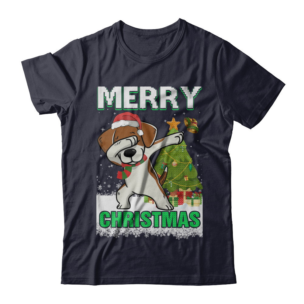 Cute Beagle Claus Merry Christmas Ugly Sweater T-Shirt & Sweatshirt | Teecentury.com