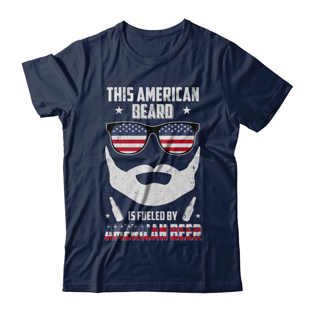 This American Beard Is Fueled By American Beer T-Shirt & Hoodie | Teecentury.com