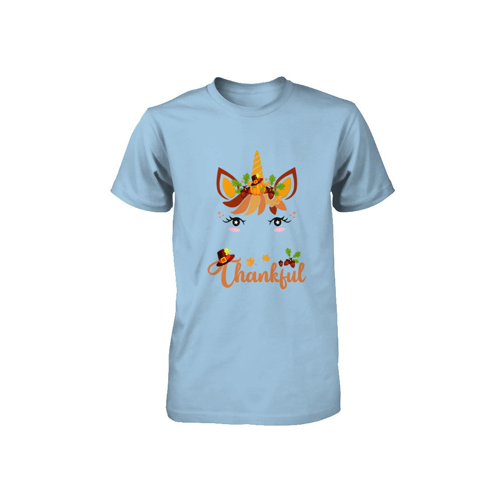 Thanksgiving Unicorn Pumpkin For Kids Youth Youth Shirt | Teecentury.com