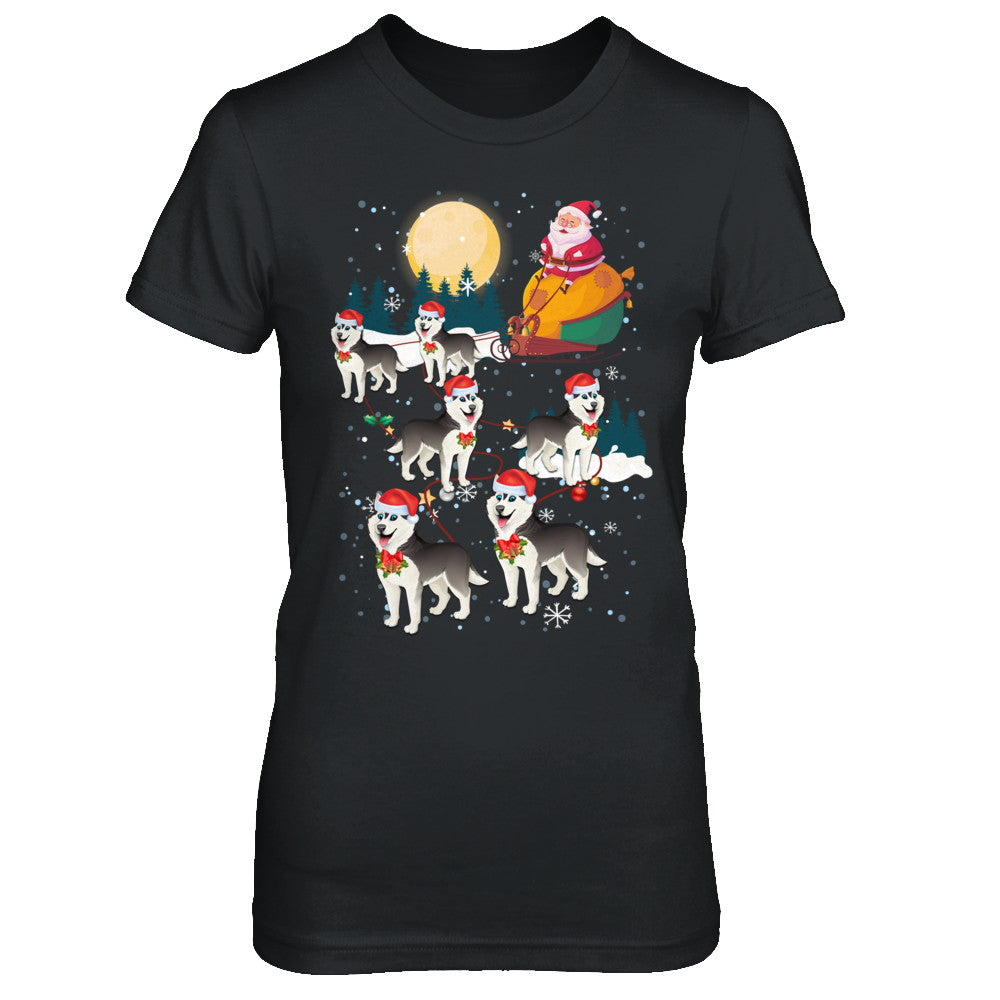 Dog Reindeer Siberian Husky Christmas Gift T-Shirt & Sweatshirt | Teecentury.com