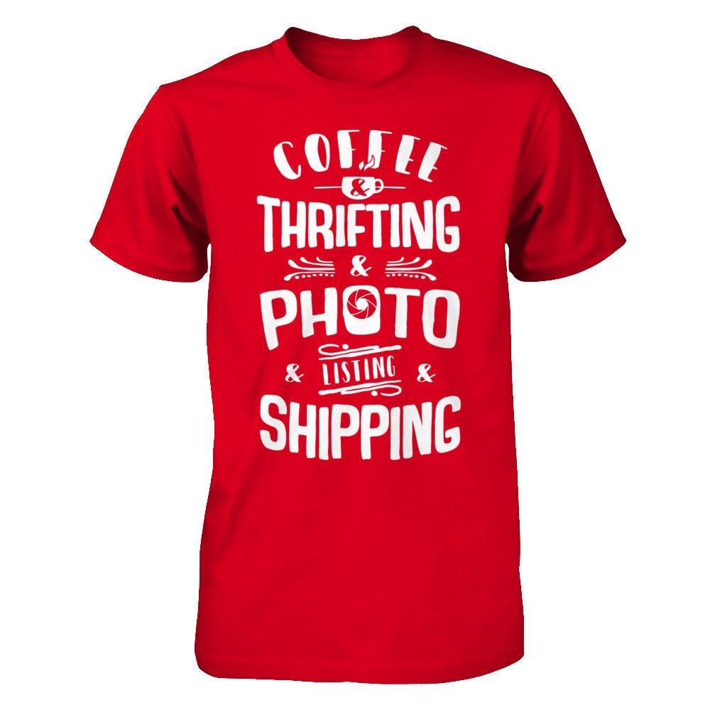 Coffee Thrifting Photos Listing Shipping T-Shirt & Hoodie | Teecentury.com