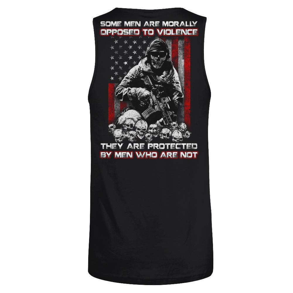 Veteran Men Opposed To Violence They Are Protected By Men Who Are Not T-Shirt & Hoodie | Teecentury.com