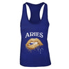 Aries Zodiac March April Birthday Gift Golden Lipstick T-Shirt & Tank Top | Teecentury.com