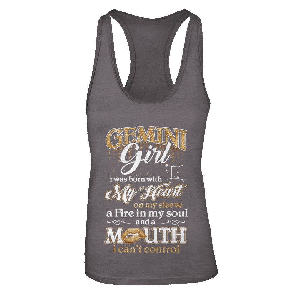 I'm A Gemini Girl Lipstick May June Funny Zodiac Birthday T-Shirt & Tank Top | Teecentury.com