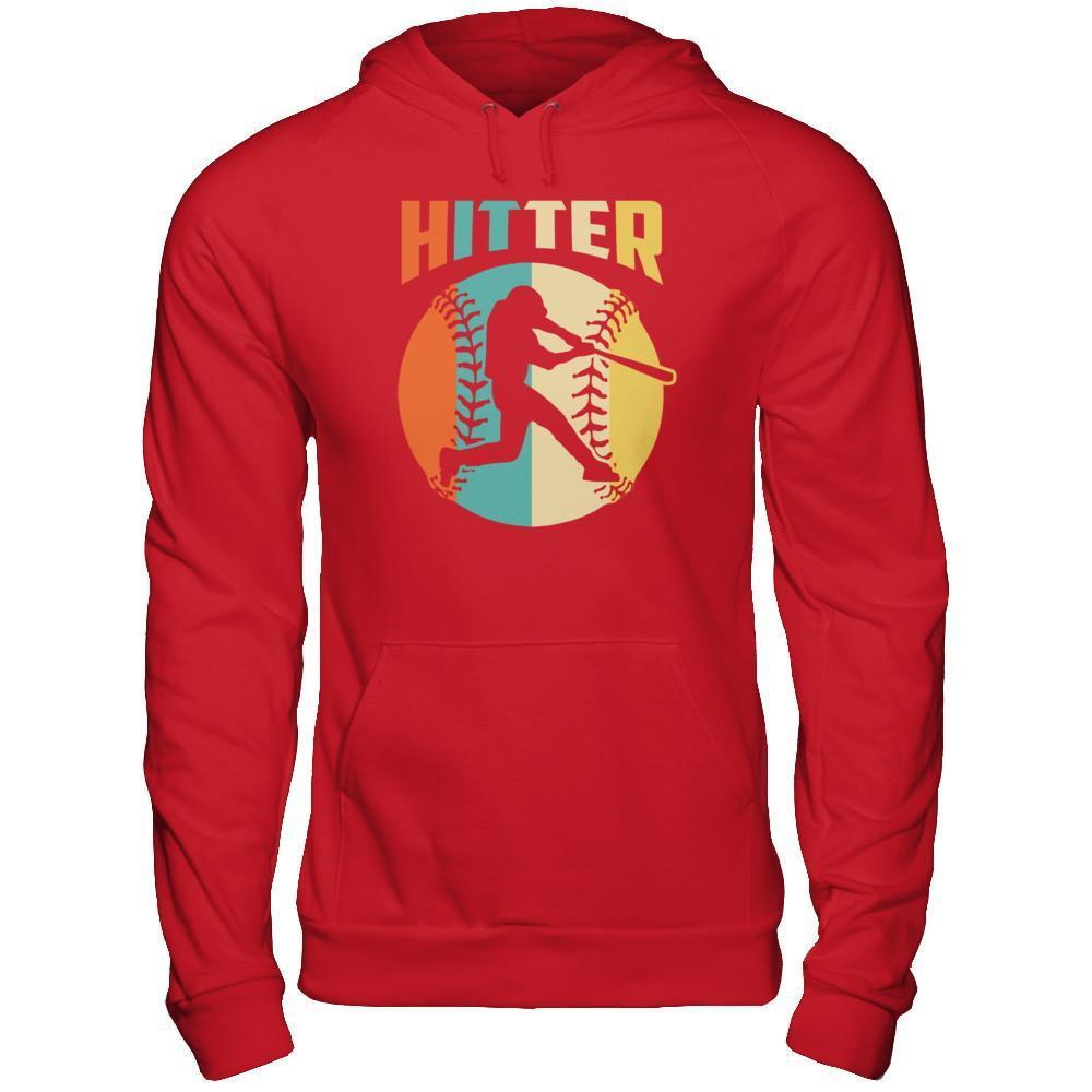 Classic Vintage Retro Style Hitter Baseball T-Shirt & Hoodie | Teecentury.com