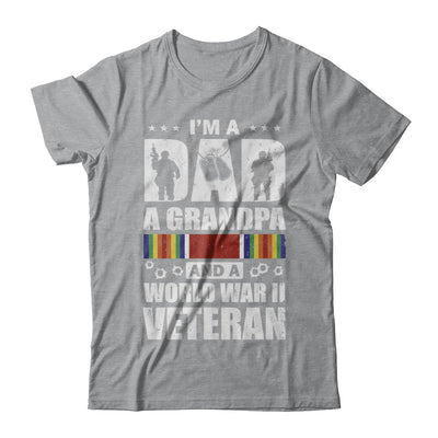 A Dad A Grandpa And A World War II Veteran Fathers Day T-Shirt & Hoodie | Teecentury.com